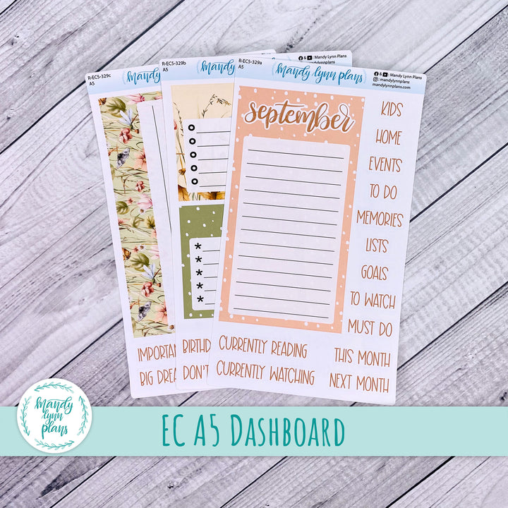 September EC A5 Dashboard Kit || Sweet September || R-EC5-329