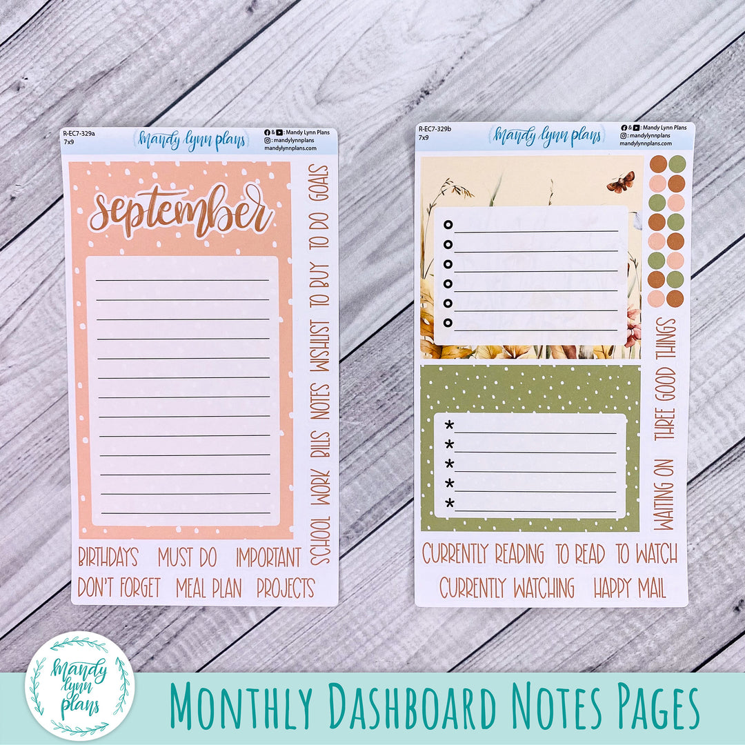 September EC 7x9 Dashboard Kit || Sweet September || R-EC7-329