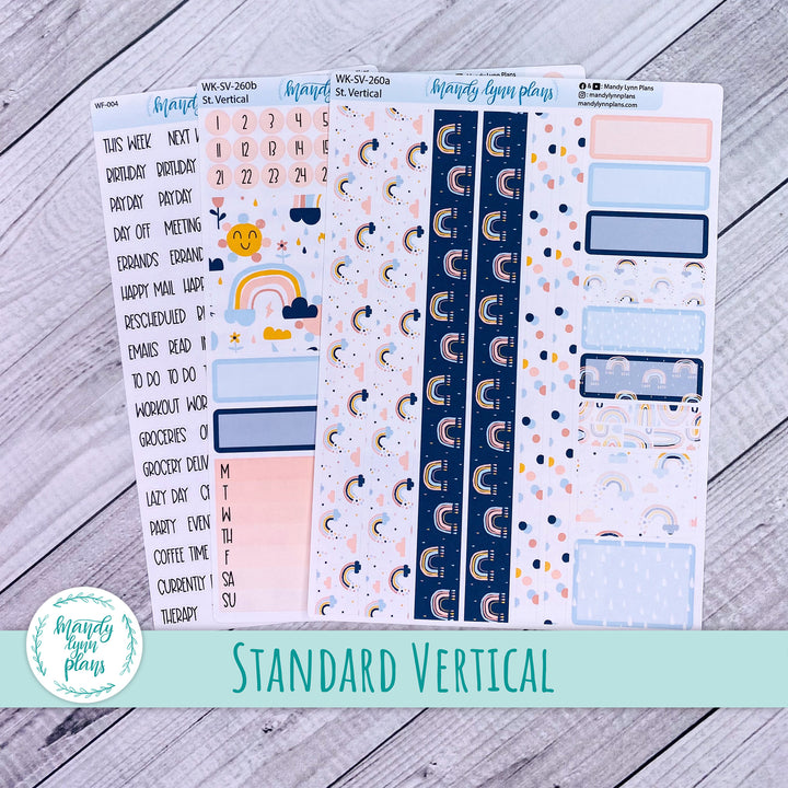 Standard Vertical Weekly Kit || Over the Rainbow || WK-SV-260