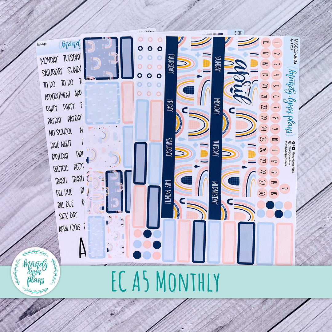 EC A5 April Monthly Kit || Over the Rainbow || MK-EC5-260