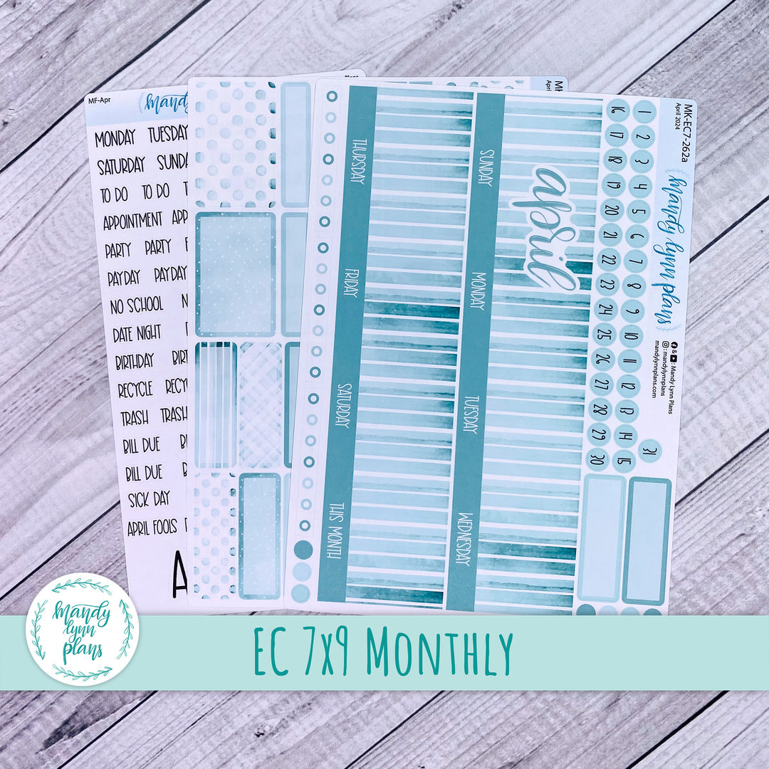 EC 7x9 April Monthly Kit || Terrific Teal || MK-EC7-262