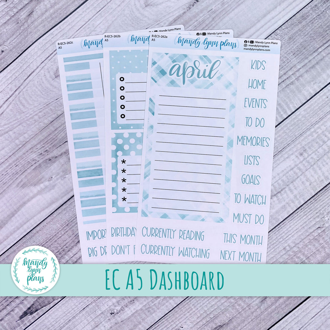 EC A5 Dashboard Kit || Terrific Teal || R-EC5-262