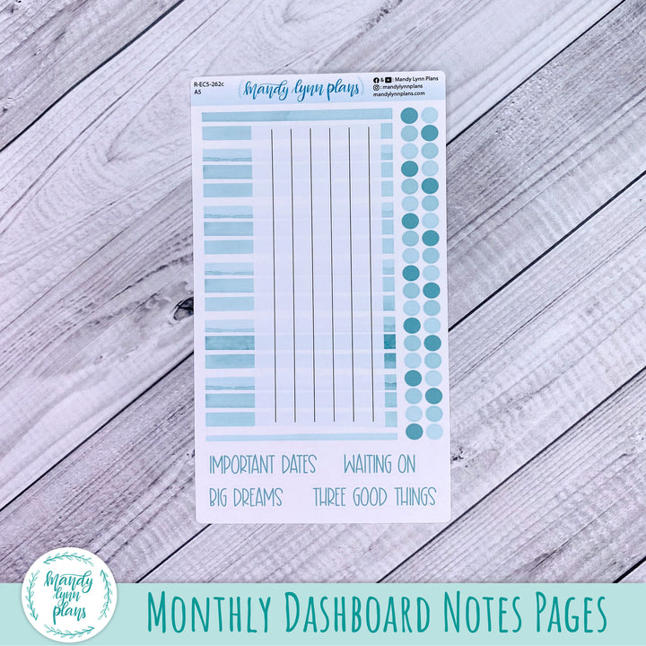 EC A5 Dashboard Kit || Terrific Teal || R-EC5-262