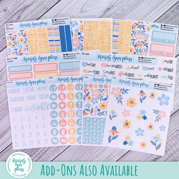 May A6 Hobonichi Dashboard || Spring Days || R-A6T-3266