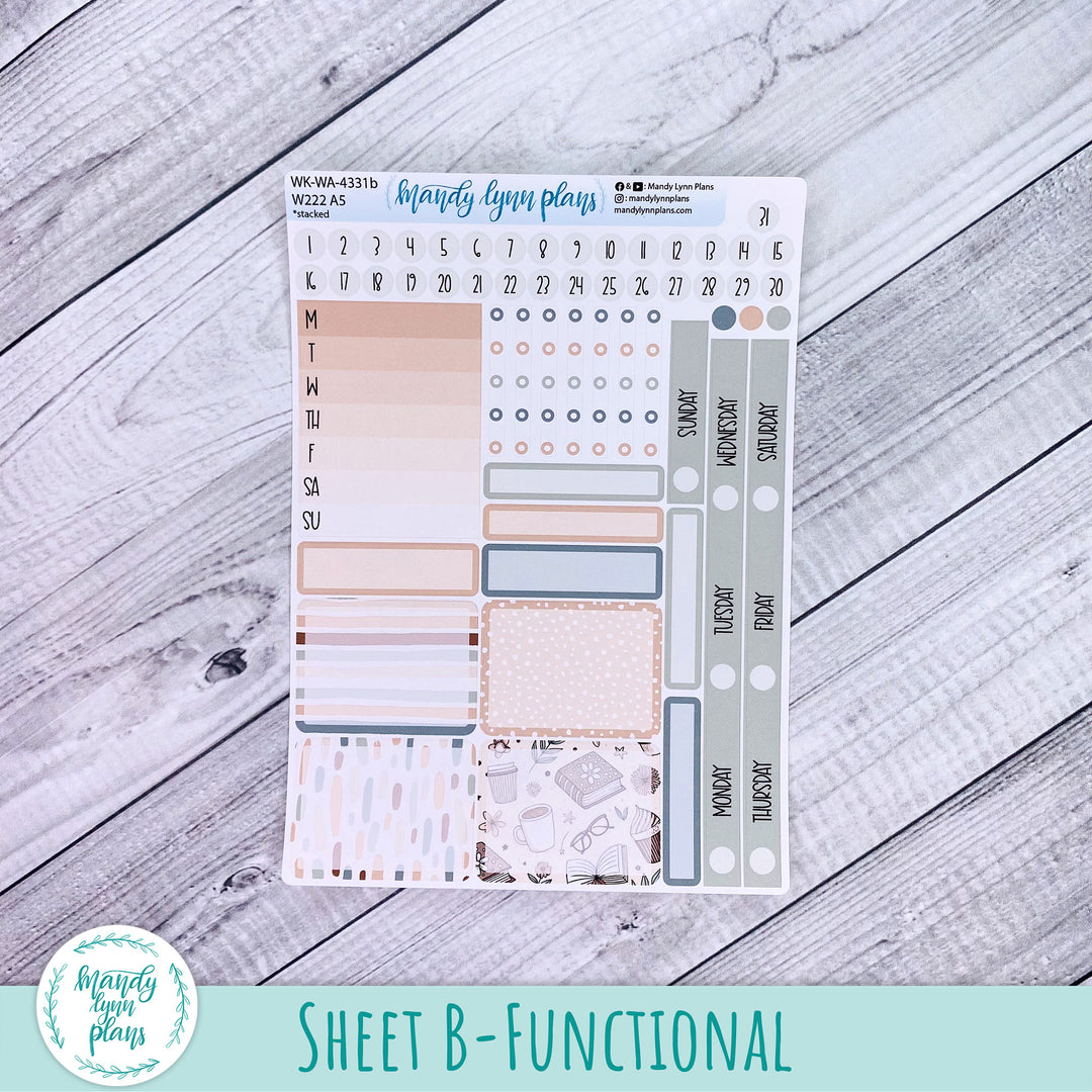 Wonderland 222 Weekly Kit || Coffee and Books || 331