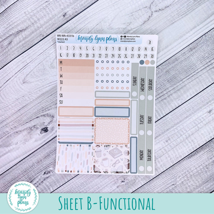 Wonderland 222 Weekly Kit || Coffee and Books || 331