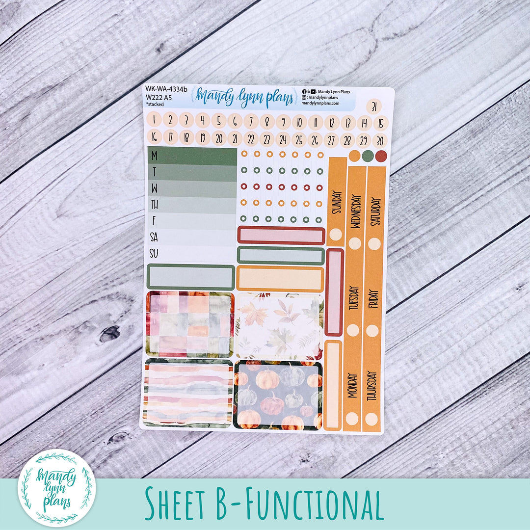 Wonderland 222 Weekly Kit || Harvest Harmony || 334