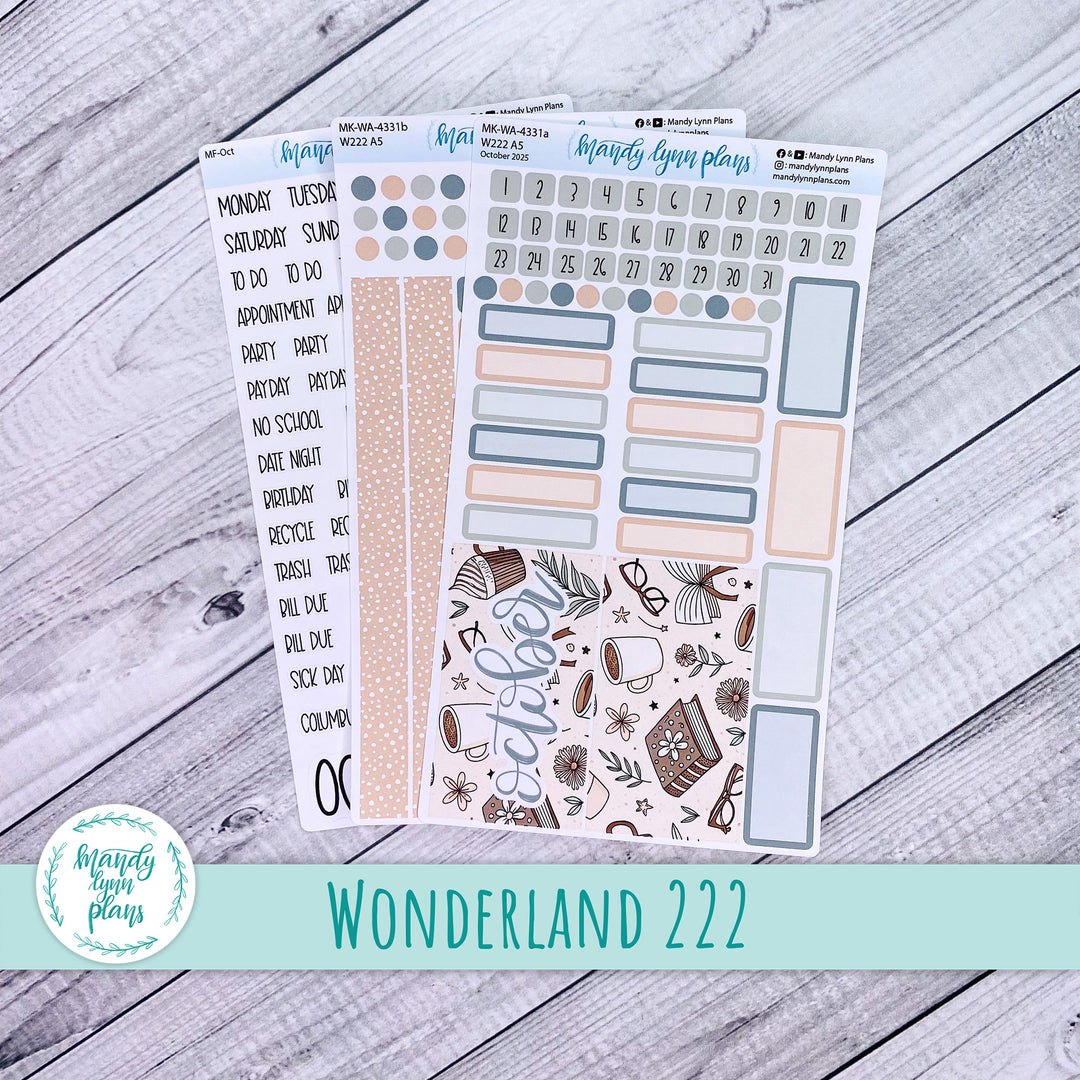 Wonderland 222 October 2025 Monthly Kit || Coffee and Books || 331