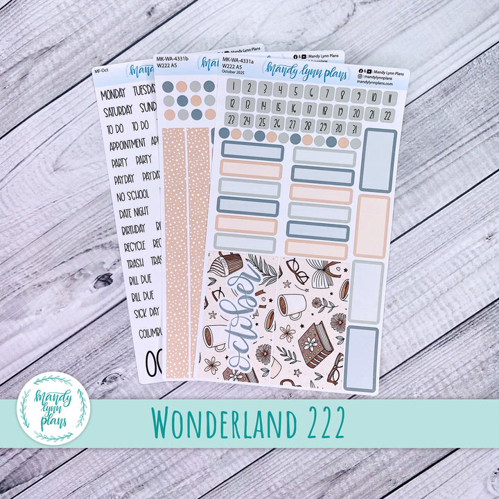 Wonderland 222 October 2025 Monthly Kit || Coffee and Books || 331