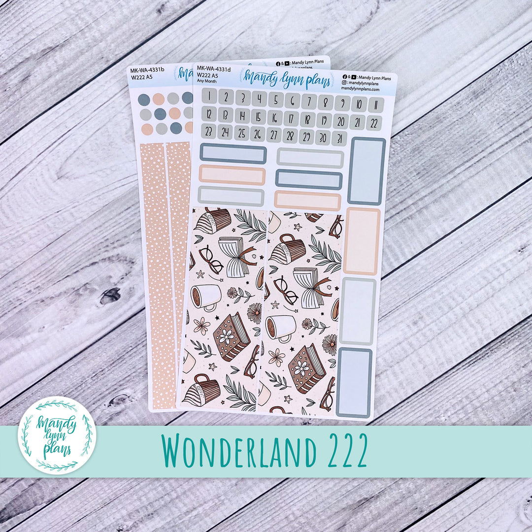 2025 Any Month Wonderland 222 Monthly Kit || Coffee and Books || 331