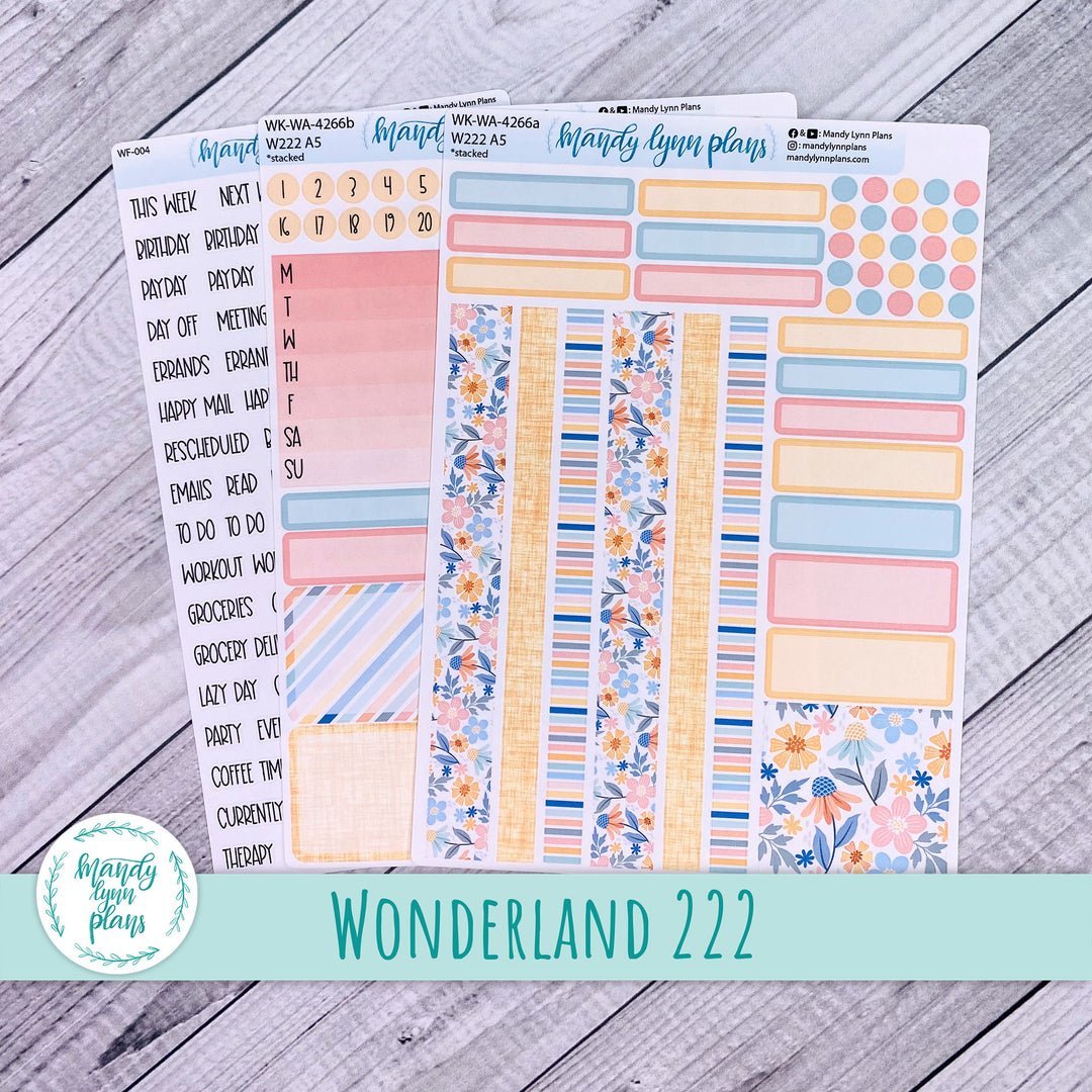 Wonderland 222 Weekly Kit || Spring Days || 266
