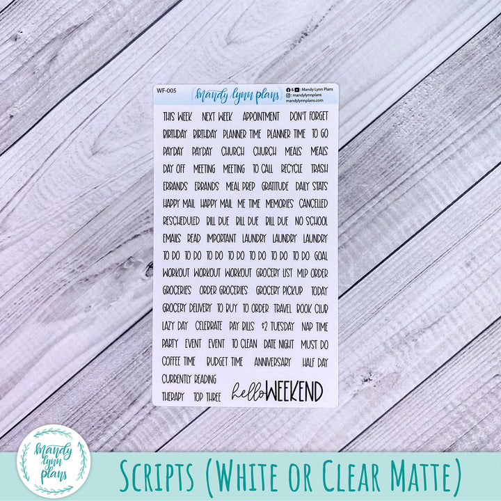 A5, B6, N1 & N2 Common Planner Weekly Kit || Dusty Blue Floral || 263