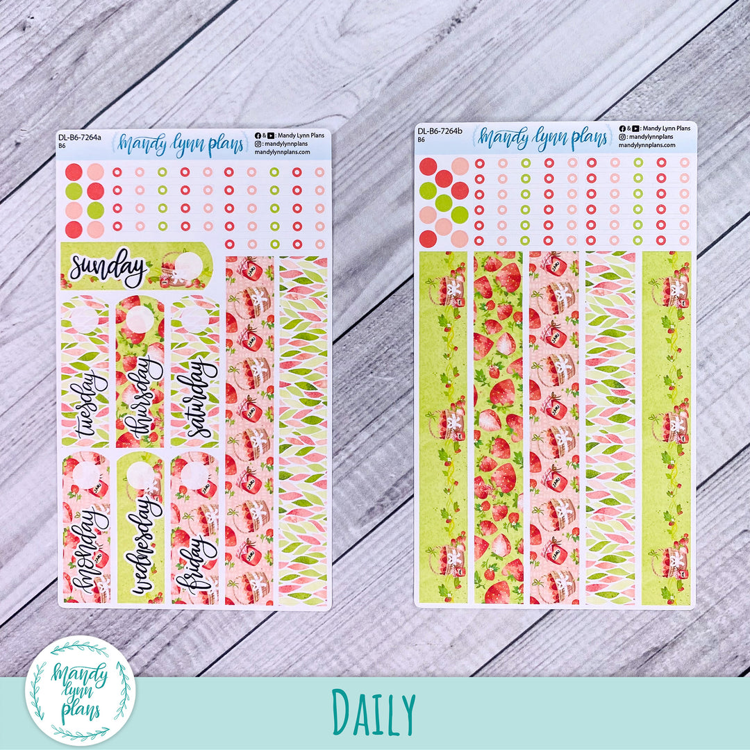 B6 Daily Kit || Strawberry Patch || DL-B6-7264