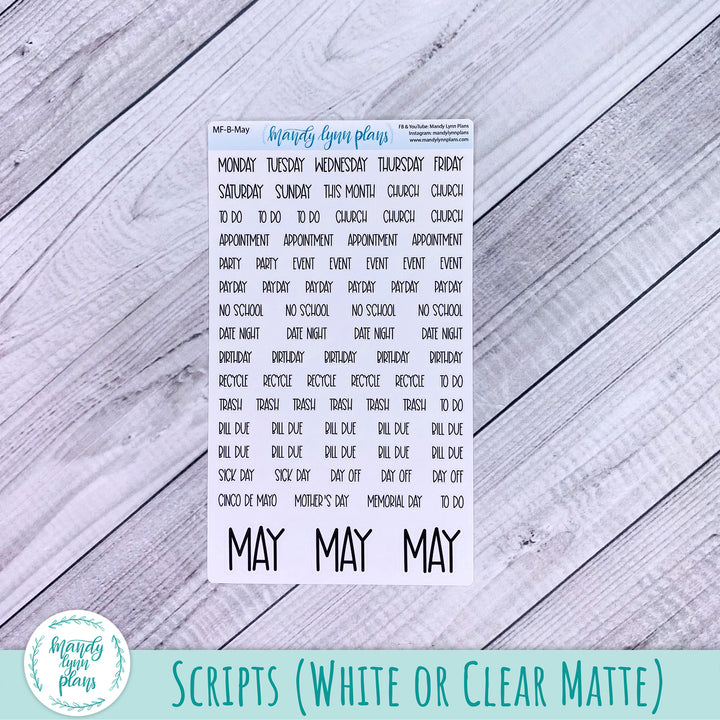 May 2024 Common Planner Monthly Kit || Spring Days || 266