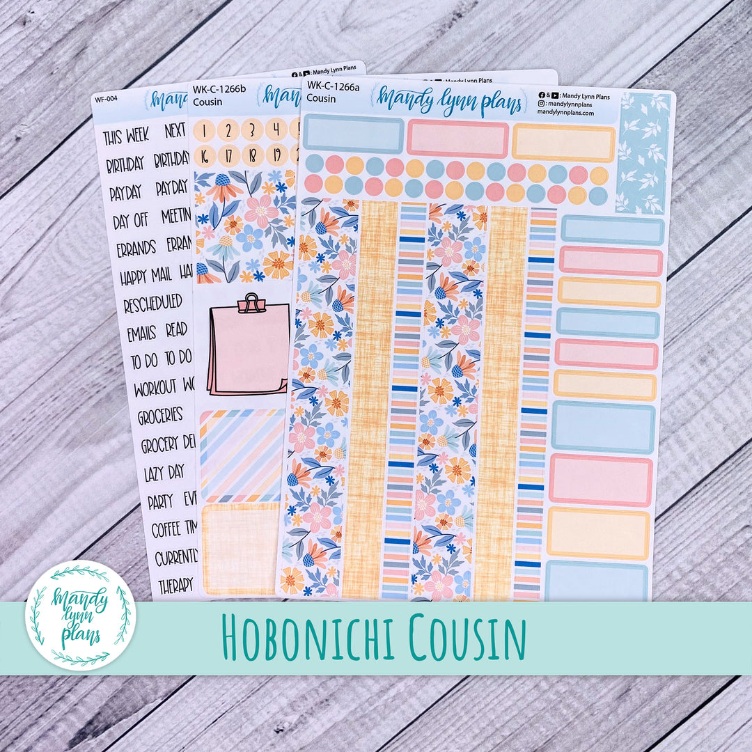 Hobonichi Cousin Weekly Kit || Spring Days || WK-C-1266