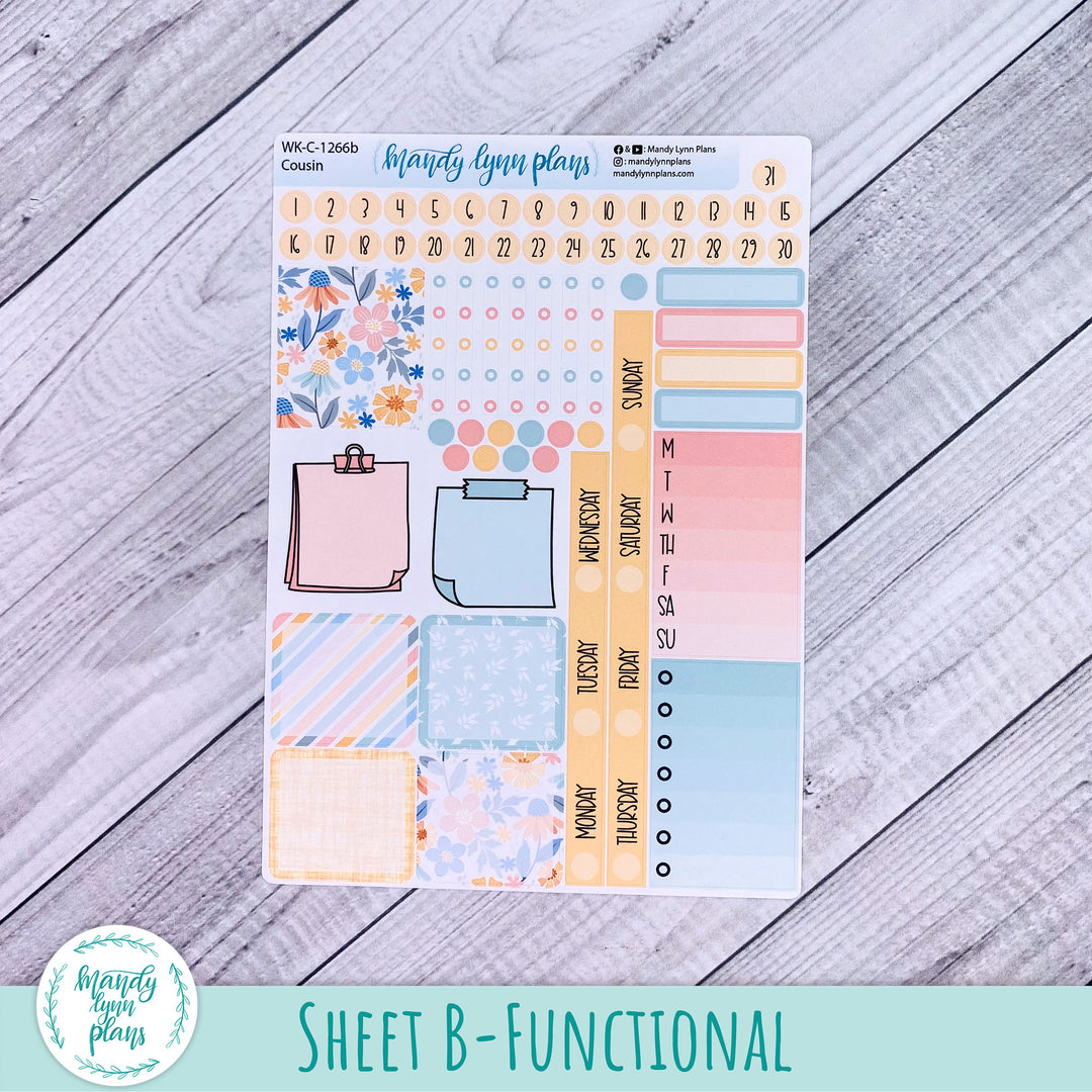 Hobonichi Cousin Weekly Kit || Spring Days || WK-C-1266