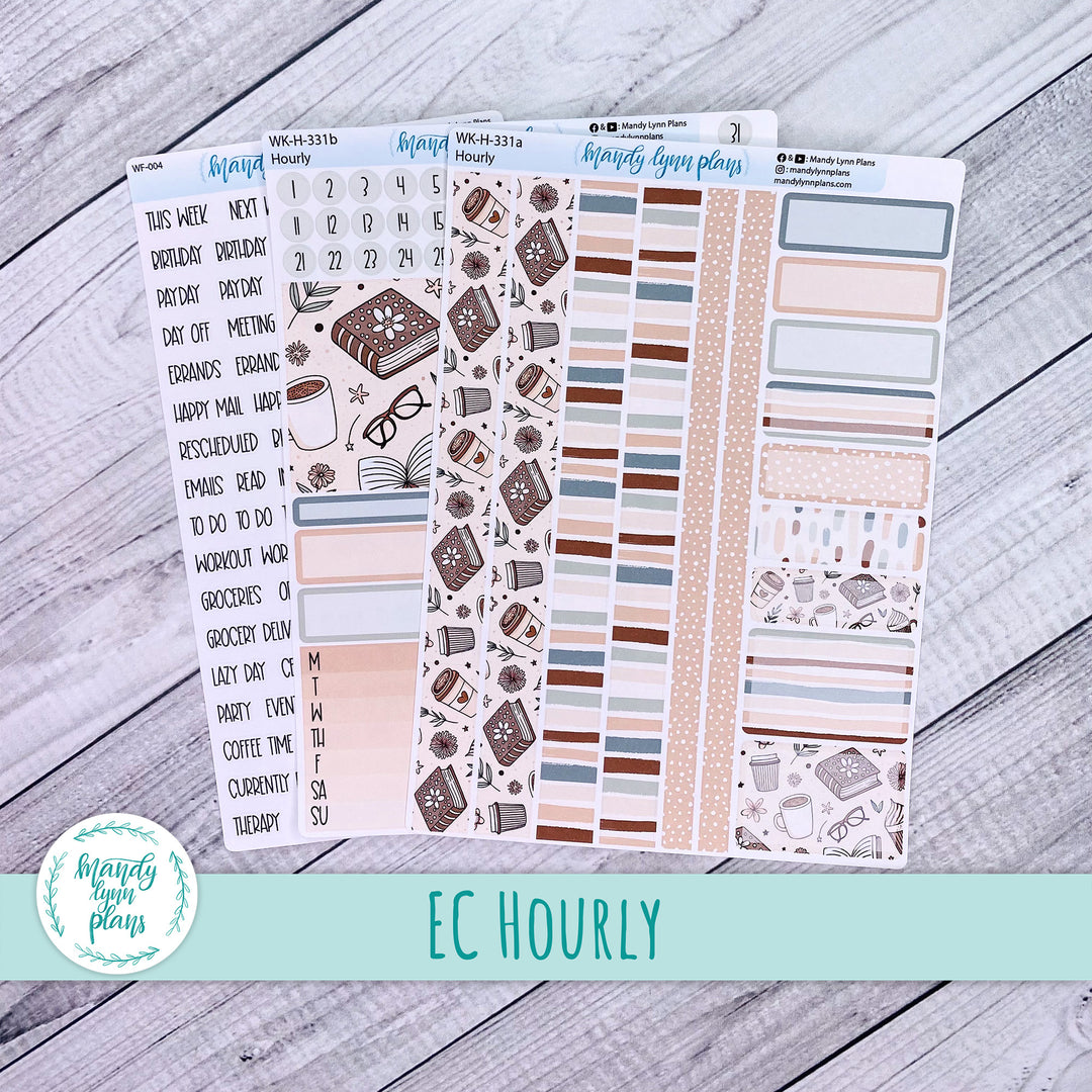 EC Hourly Weekly Kit || Coffee and Books || WK-H-331