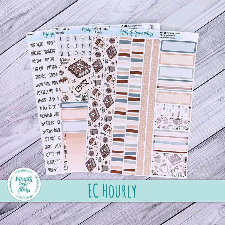 EC Hourly Weekly Kit || Coffee and Books || WK-H-331