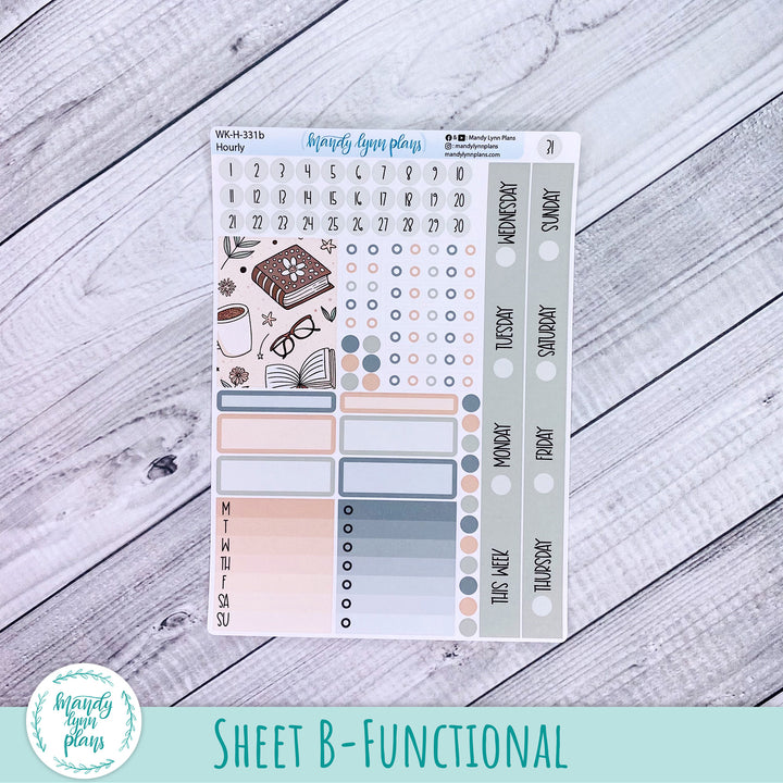 EC Hourly Weekly Kit || Coffee and Books || WK-H-331