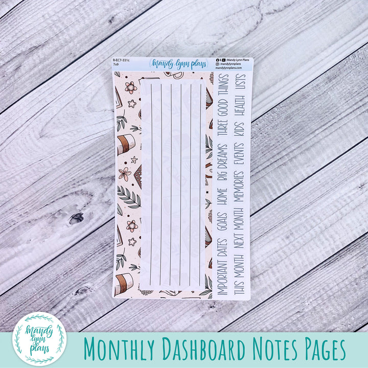 October EC 7x9 Dashboard Kit || Coffee and Books || R-EC7-331