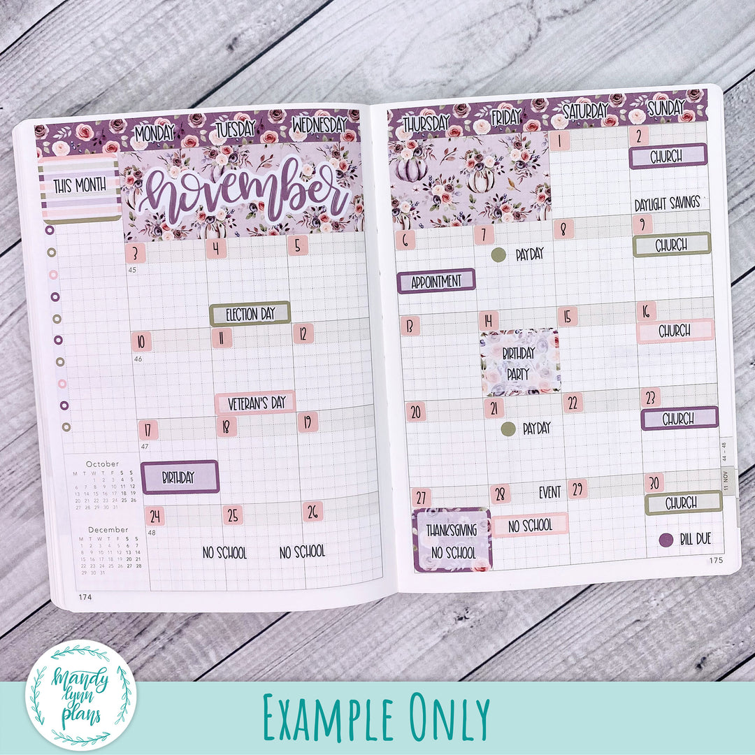 Wonderland 222 November 2025 Monthly Kit || Boho Fall || 336