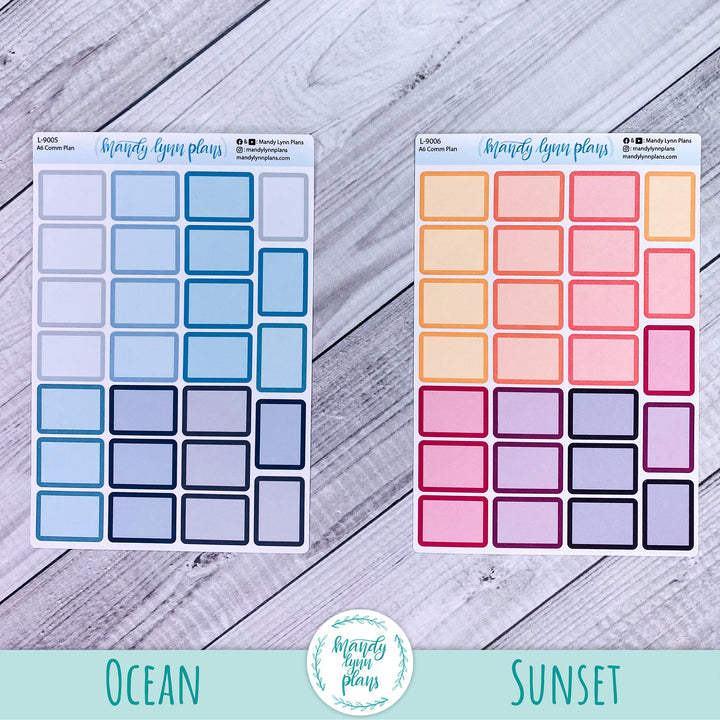 A6 Common Planner || Large Labels