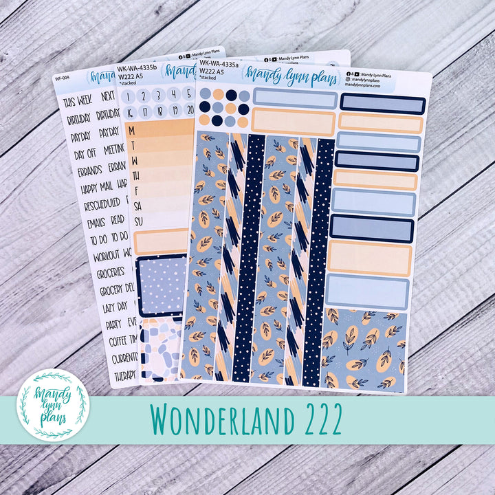 Wonderland 222 Weekly Kit || Abstract Botanicals || 335