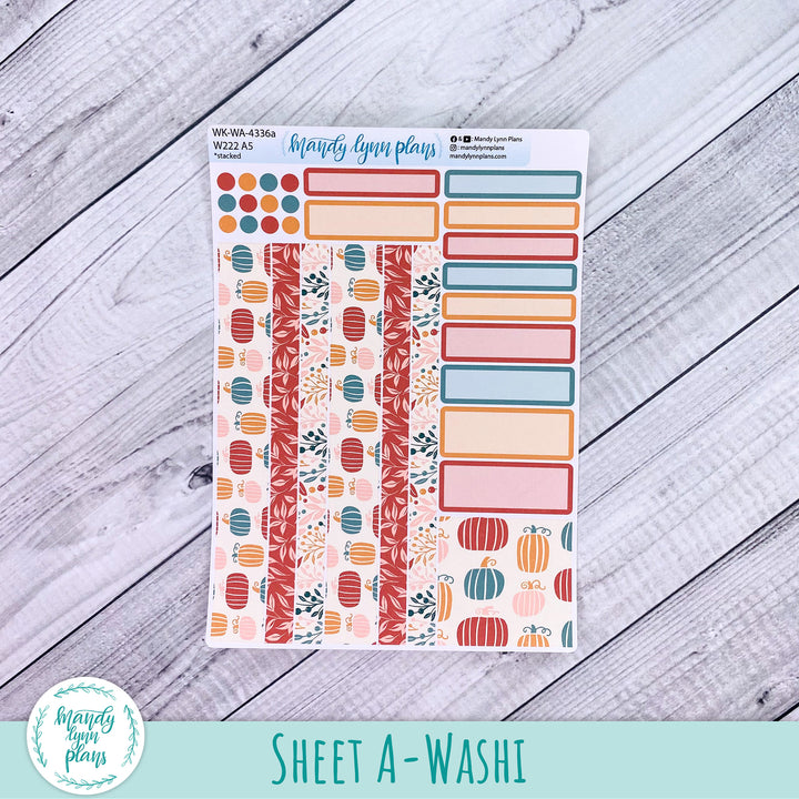 Wonderland 222 Weekly Kit || Boho Fall || 336