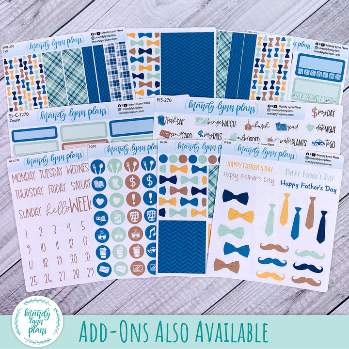 A5, B6, N1 & N2 Common Planner Weekly Kit || Father's Day || 270