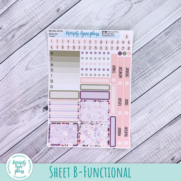 Wonderland 222 Weekly Kit || Autumn Floral || 337