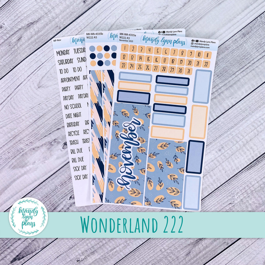 Wonderland 222 November 2025 Monthly Kit || Abstract Botanicals || 335