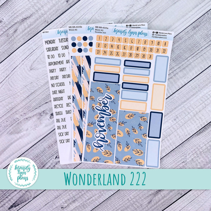 Wonderland 222 November 2025 Monthly Kit || Abstract Botanicals || 335