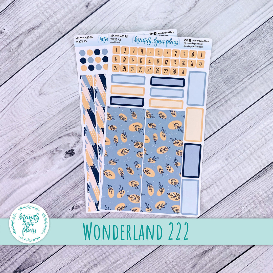 2025 Any Month Wonderland 222 Monthly Kit || Abstract Botanicals || 335