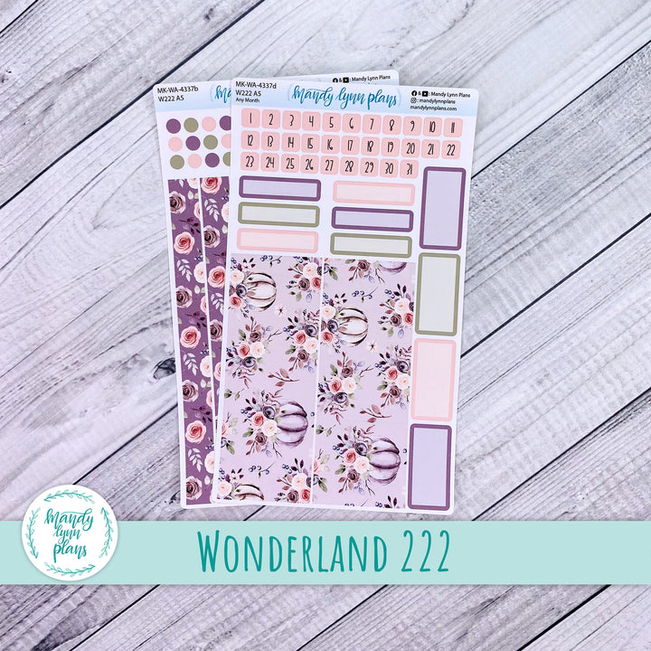 2025 Any Month Wonderland 222 Monthly Kit || Autumn Floral || 337