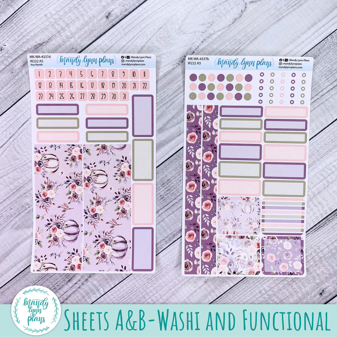 2025 Any Month Wonderland 222 Monthly Kit || Autumn Floral || 337
