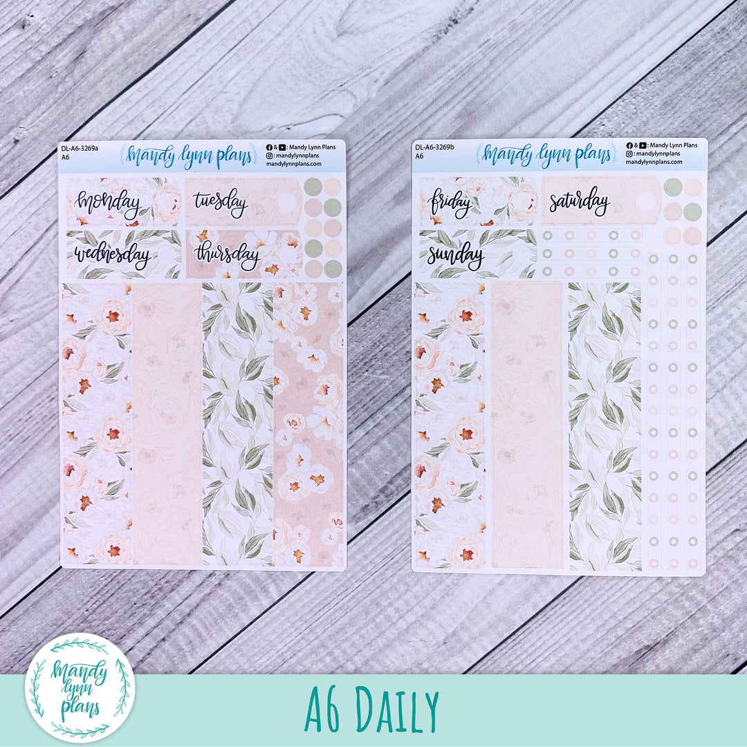 A6 Daily Kit || Peonies || DL-A6-3269