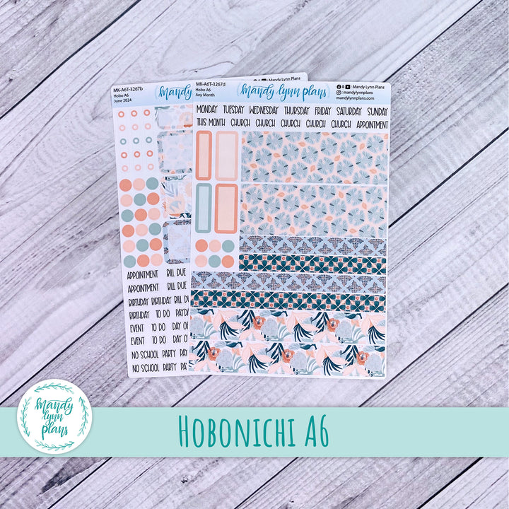 Any Month Hobonichi A6 Monthly Kit || Hawaiian Breeze || MK-A6T-3267