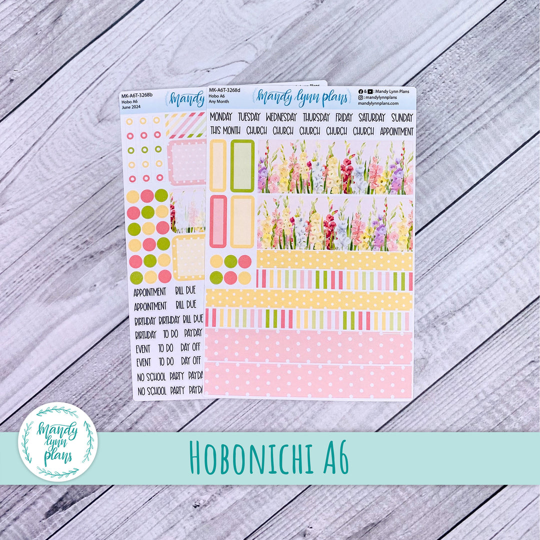 Any Month Hobonichi A6 Monthly Kit || Gladiolus || MK-A6T-3268