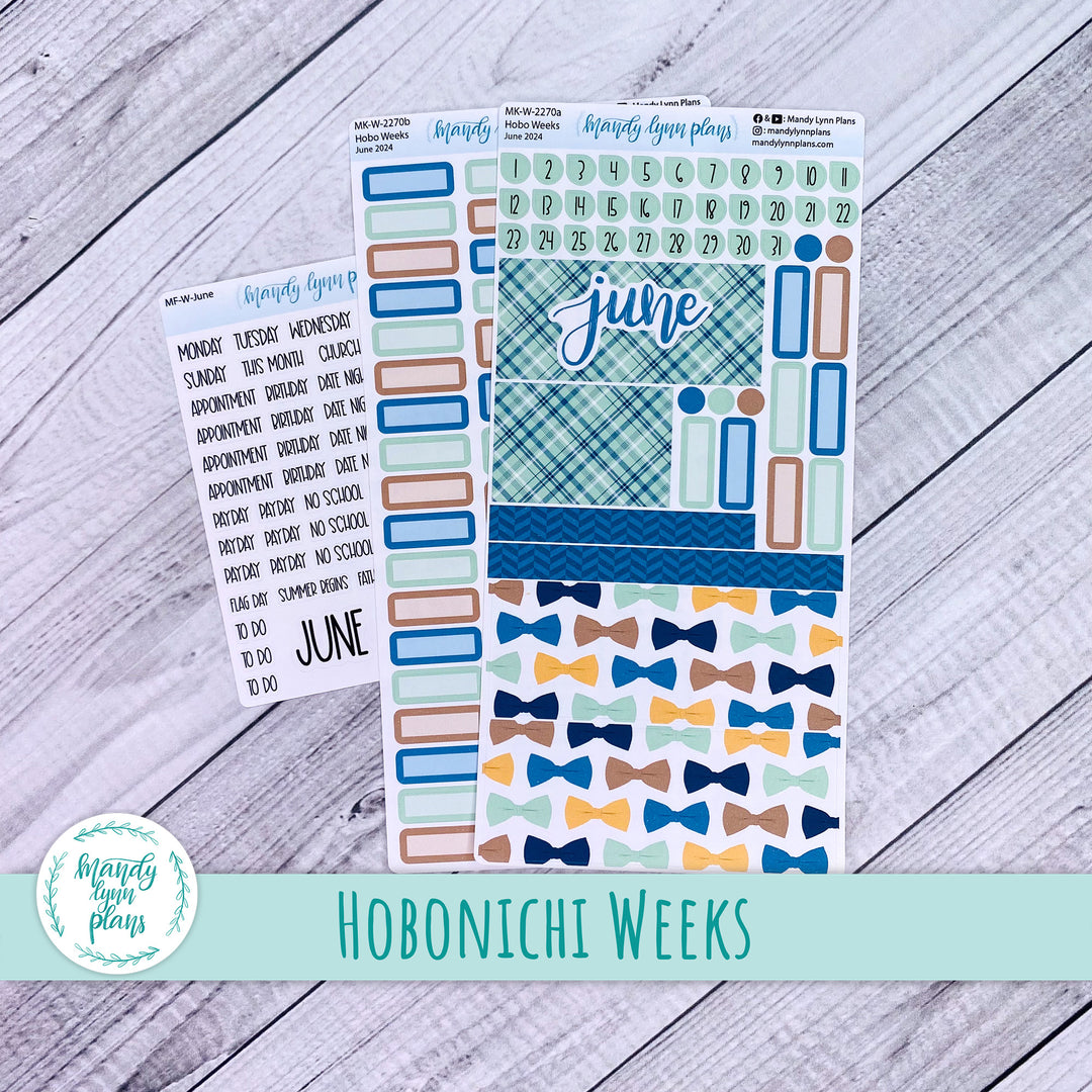 Hobonichi Weeks June 2024 Monthly Kit || Father's Day || MK-W-2270