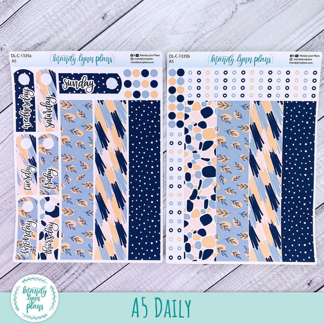 A5 Daily Kit || Abstract Botanicals || DL-C-1335