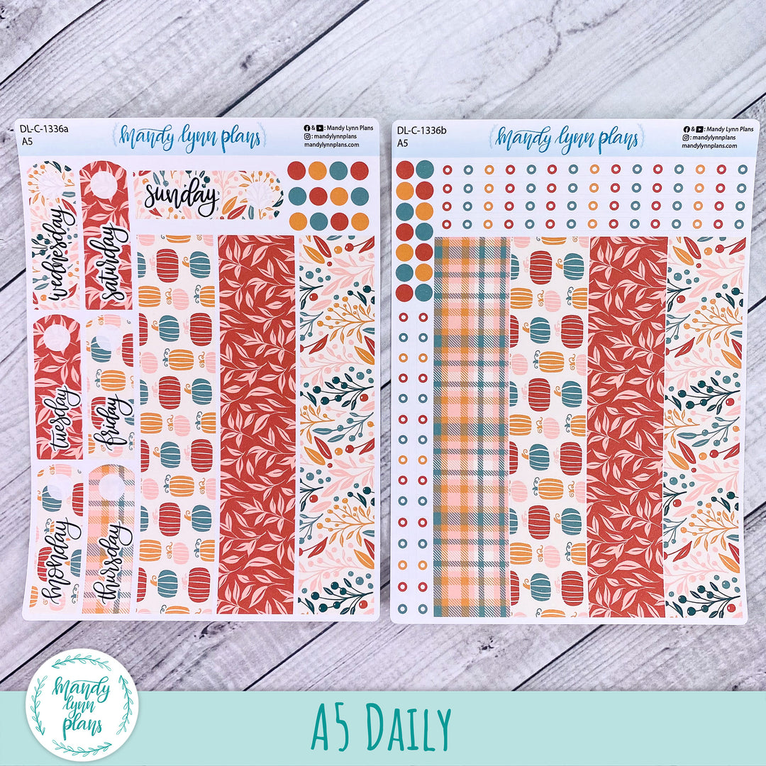 A5 Daily Kit || Boho Fall || DL-C-1336