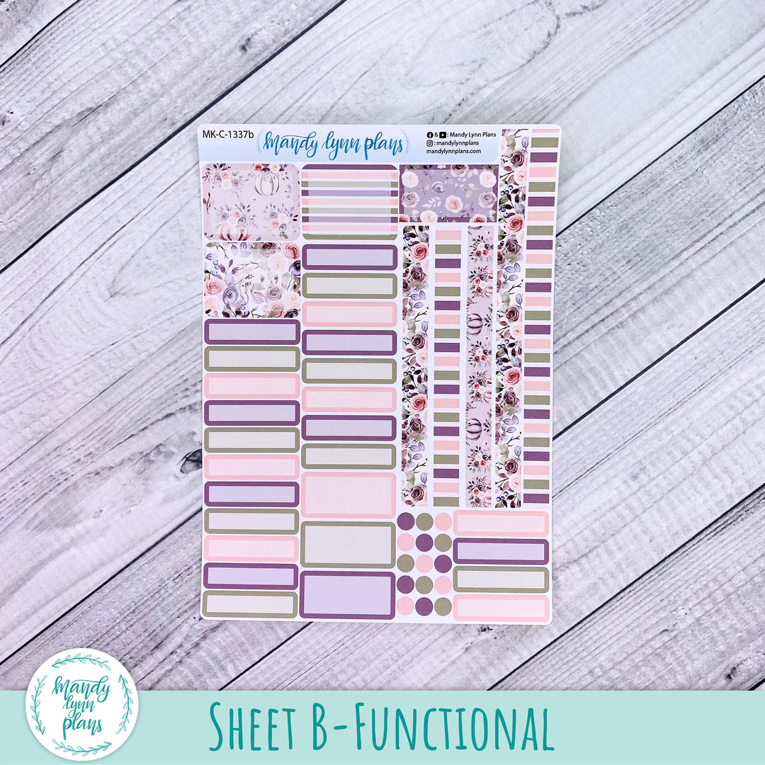 Hobonichi Cousin November 2025 Monthly || Autumn Floral || MK-C-1337