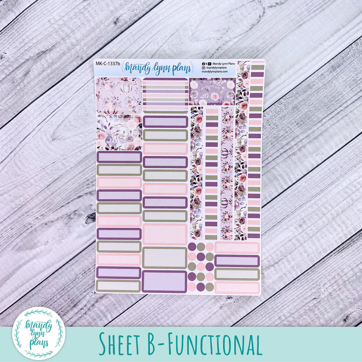 Hobonichi Cousin November 2025 Monthly || Autumn Floral || MK-C-1337