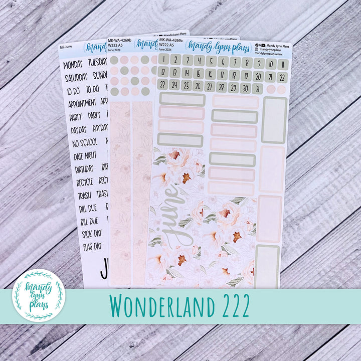 Wonderland 222 June 2024 Monthly Kit || Peonies || 269