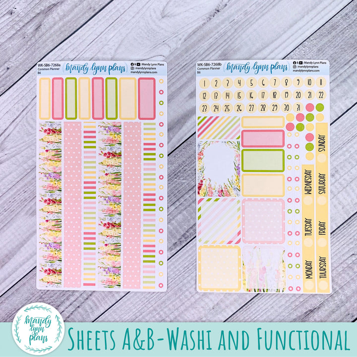 A5, B6, N1 & N2 Common Planner Weekly Kit || Gladiolus || 268