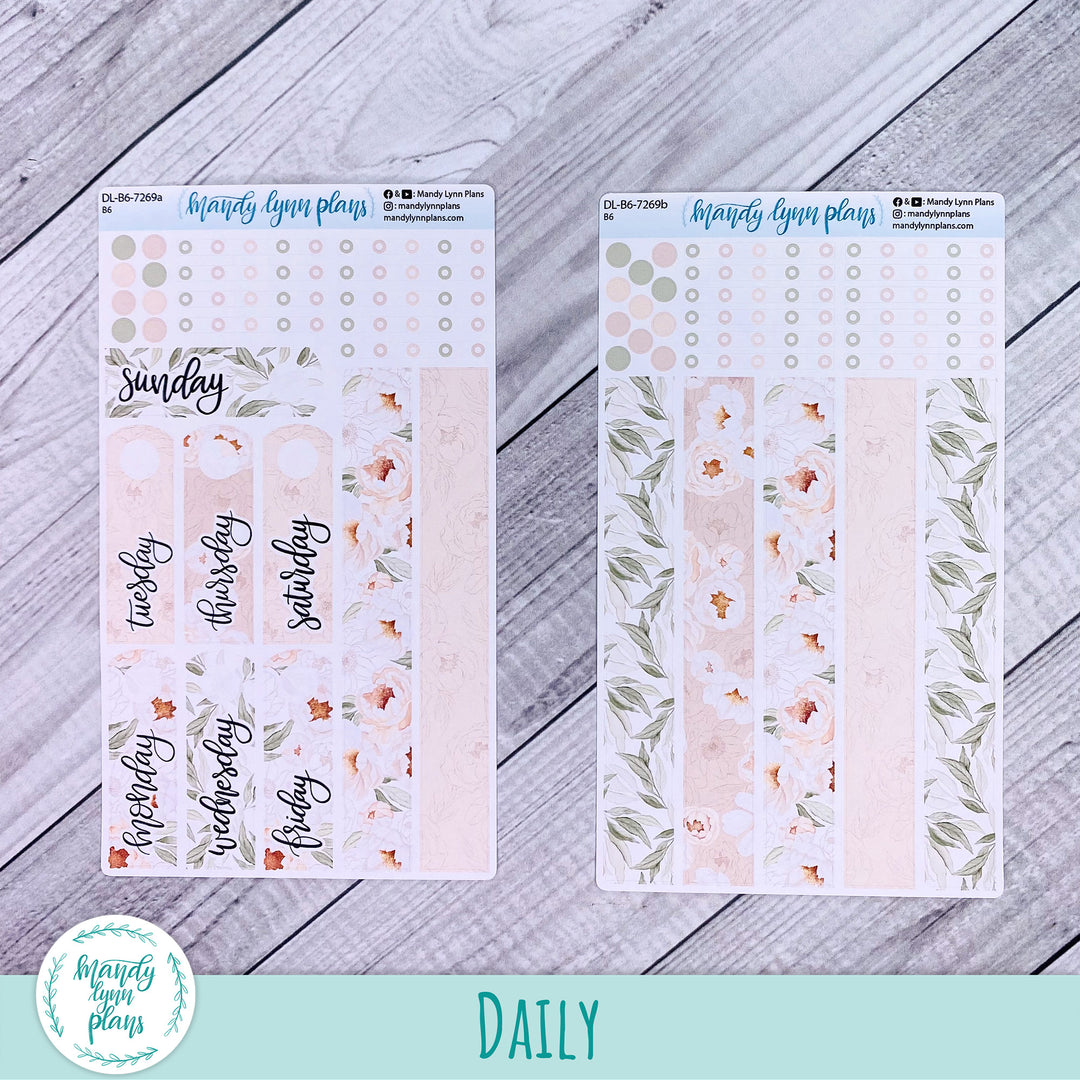 B6 Daily Kit || Peonies || DL-B6-7269