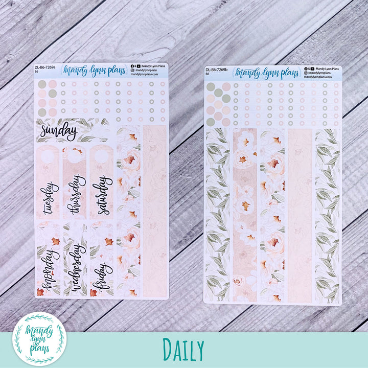 B6 Daily Kit || Peonies || DL-B6-7269