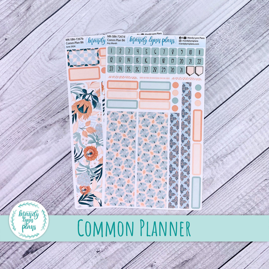 Any Month Common Planner Monthly Kit || Hawaiian Breeze || 267