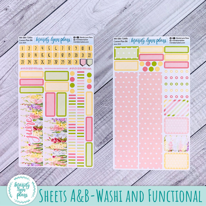 June 2024 Common Planner Monthly Kit || Gladiolus || 268