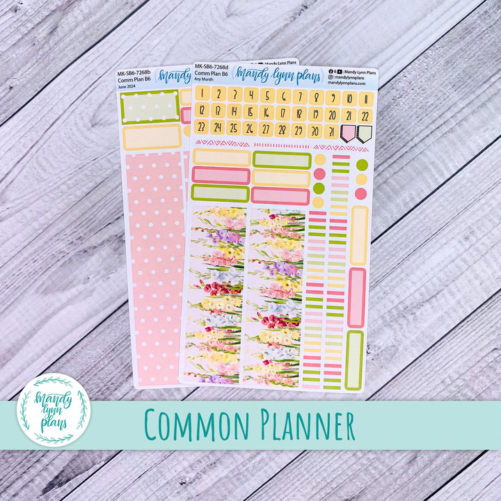 Any Month Common Planner Monthly Kit || Gladiolus || 268